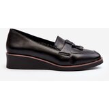 VINCEZA Women's Wedge Shoes with Embellishment Black Miliret | Shoptok.si