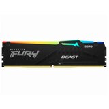 Kingston memorija 32GB/DIMM/DDR5/6400MHz/CL32/FURY beast rgb xmp cene