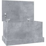 vidaXL Škatla za shranjevanje betonsko siva 50x30x28 cm inženirski les | Shoptok.si