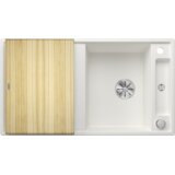 Blanco pomivalno korito AXIA III 5 S InFino SILGRANIT deska les, z daljin. prim. - LEDENIŠKO BELA | Shoptok.si