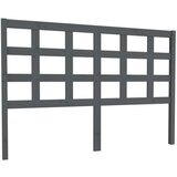  Posteljno vzglavje sivo 145,5x4x100 cm trdna borovina, (20646663) | Shoptok.si
