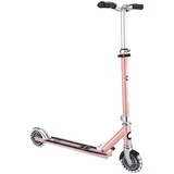 romobil Flow element dvokolesni, sklopivi, svjetleći kotači rose gold