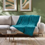 Douceur d intérieur Modra odeja iz mikroflanele 125x150 cm Flanou – | Shoptok.si