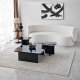 Hanah home Club sto Jazz 80x30x80cm Crno-sivi | Eponuda.ba