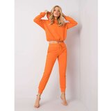Fashion Hunters Fluo orange sweatshirt set Cene