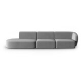 Milo Casa Siva baršunasti sofa s desnim kutom 311 cm Paolo – Cijene