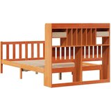  Krevet s regalom za knjige bez madraca 135 x 190 cm od borovine | shoptok.hr