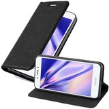 Cadorabo Ohišje, združljivo z Honor 6A v nočna črna - Zaščitni ovitek z magnetnim zapiranjem, stoječo funkcijo in režo za kartice, (20558076) | Shoptok.si
