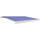  Motorizirana kazetna tenda 400 x 300 cm plavo-bijela | Eponuda.ba