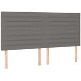  S oprugama i madracem tamnosivi 200 x 200 cm od tkanine | shoptok.hr