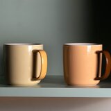 ONA Oranžna skodelica iz porcelana new bone china 370 ml Mae – | Shoptok.si