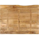 Stolna ploča sa živim rubom 90x80x3,8 cm od masivnog drva manga | shoptok.hr