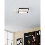 Eglo LED plafonjera Gafares, 15 W, crna/bijela, kvadratna, 33 cm, 900422 | shoptok.hr