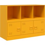 Maison Chic Komoda - Predalnik gorčično rumena 99x39x73 cm jeklo, (21715780) Cene