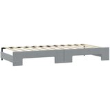  Dnevni krevet na razvlačenje svjetlosivi 80 x 200 cm od tkanine | shoptok.hr