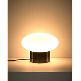 Kave Home Bijela/crna metalna stolna lampa sa staklenim sjenilom (visina 20 cm) Idela – | shoptok.hr