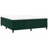  Okvir za krevet s oprugom tamnozeleni 160x200 cm baršunasti | Eponuda.com