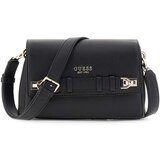 Guess Torbice za na ramo Gregoria Flap Crossbody Črna Cene
