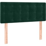  LED uzglavlje tamnozeleno 100x5x78/88 cm baršunasto | shoptok.hr