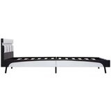  Posteljni okvir LED belo umetno usnje 120x200 cm | Shoptok.si