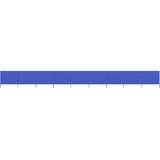  9-panelni vetrobran tkanina 1200x160 cm sinje moder | Shoptok.si