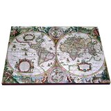 Customworks España magnet - antique maps, nova terrarum orbis cene