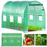  Vrtni tunelski staklenik 4 × 2,5 × 2 m, 10 m², s metalnom konstrukcijom i UV-otpornom folijom | shoptok.hr