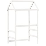 Krov za dječji krevet bijeli 118x70x176,5 cm masivna borovina | shoptok.hr