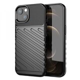 Onasi silikonski ovitek tunder armor za iphone 13 6.1 - črn Cene