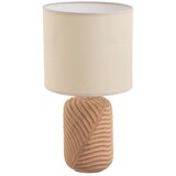 Casa Selección Ciglasta/krem stolna lampa s tekstilnim sjenilom (visina 39 cm) – Cijene
