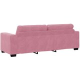  3-sedežni kavč roza 180 cm iz žameta, (22054326) | Shoptok.si