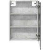  Kupaonski ormar s ogledalom Betonski sivi 50 x 14 5 x 70 cm | shoptok.hr