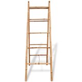 Duple Ljestve za Ručnike s Pet Šipki Bambus 50x160 cm | shoptok.hr