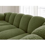 Bobochic Paris Zelena sedežna garnitura iz tkanine bouclé 232 cm Hippolyte – | Shoptok.si