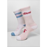 MT Accessoires Trust Wanted Socks 2-Pack Light Pink/White Cijene