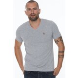 Dewberry T8568 V-NECK MEN'S T-SHIRT-GREY | Shoptok.si