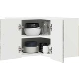 vidaXL Stenska kuhinjska omarica z vrati Betonsko siva 57 x 57 x 40 cm | Shoptok.si