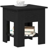  Stolić za kavu Crna Oslikana hrast 40x40x42 cm Konstruirano drvo | shoptok.hr