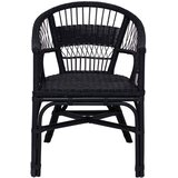  Stolica koja se može slagati Crna 60 x 60 x 81 cm Ratan | Eponuda.com