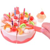  Set za igru rođendanska torta i slastice na čičak, 65 dijelova | shoptok.hr