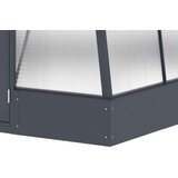 WESTMANN Aurora 68 | Staklenik s temeljima | Antracit | 2 5 x 2 m | shoptok.hr