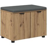  Haldna klop z blazino z vrati Umetni hrast 60 x 38 x 46 cm, (5000155624) | Shoptok.si