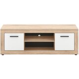Modern Living nizka omarica luna, bela, hrast | Shoptok.si