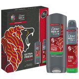 Dove SET (M) Lions xl Extra Fresh, Sg 400ML + Deo Spray Advanced 200ML Cene