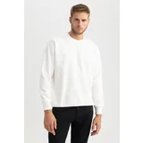 Defacto Oversize Fit Crew Neck Basic Sweatshirt