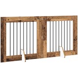 Vrata za pse s postoljem 2 pcs Staro drvo 80 x 80 cm | shoptok.hr