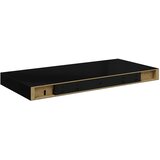  Plutajuća zidna polica visoki sjaj crna 50 x 23 x 3,8 cm MDF | Eponuda.com