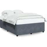 Furnova Posteljni okvir brez vzmetnice temno siv 160x200 cm žamet, (21937356) | Shoptok.si