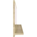  Kopalniško ogledalo sonoma hrast 90x10,5x37 cm iverna plošča, (20919505) | Shoptok.si