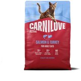 Carnilove Cat Active Adult, briketi - losos in puran 2 kg | Shoptok.si